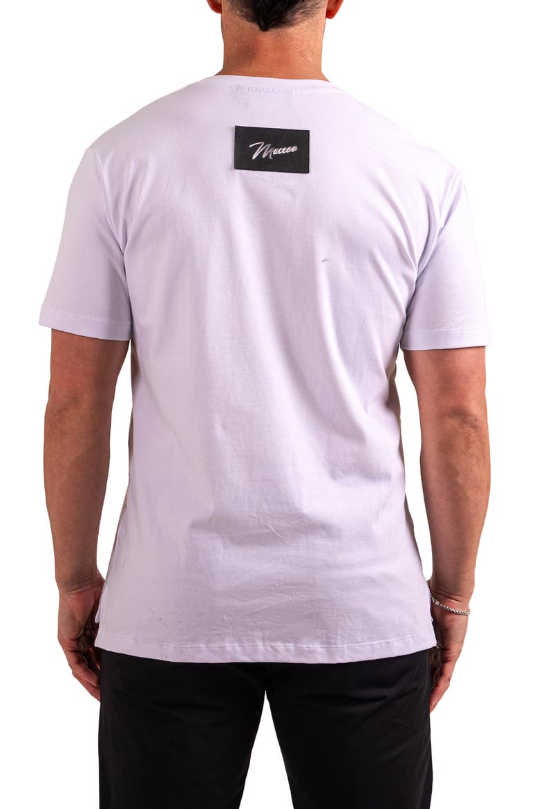 Logo Appliqué Graphic T-Shirt, Alternate, color, WHITE