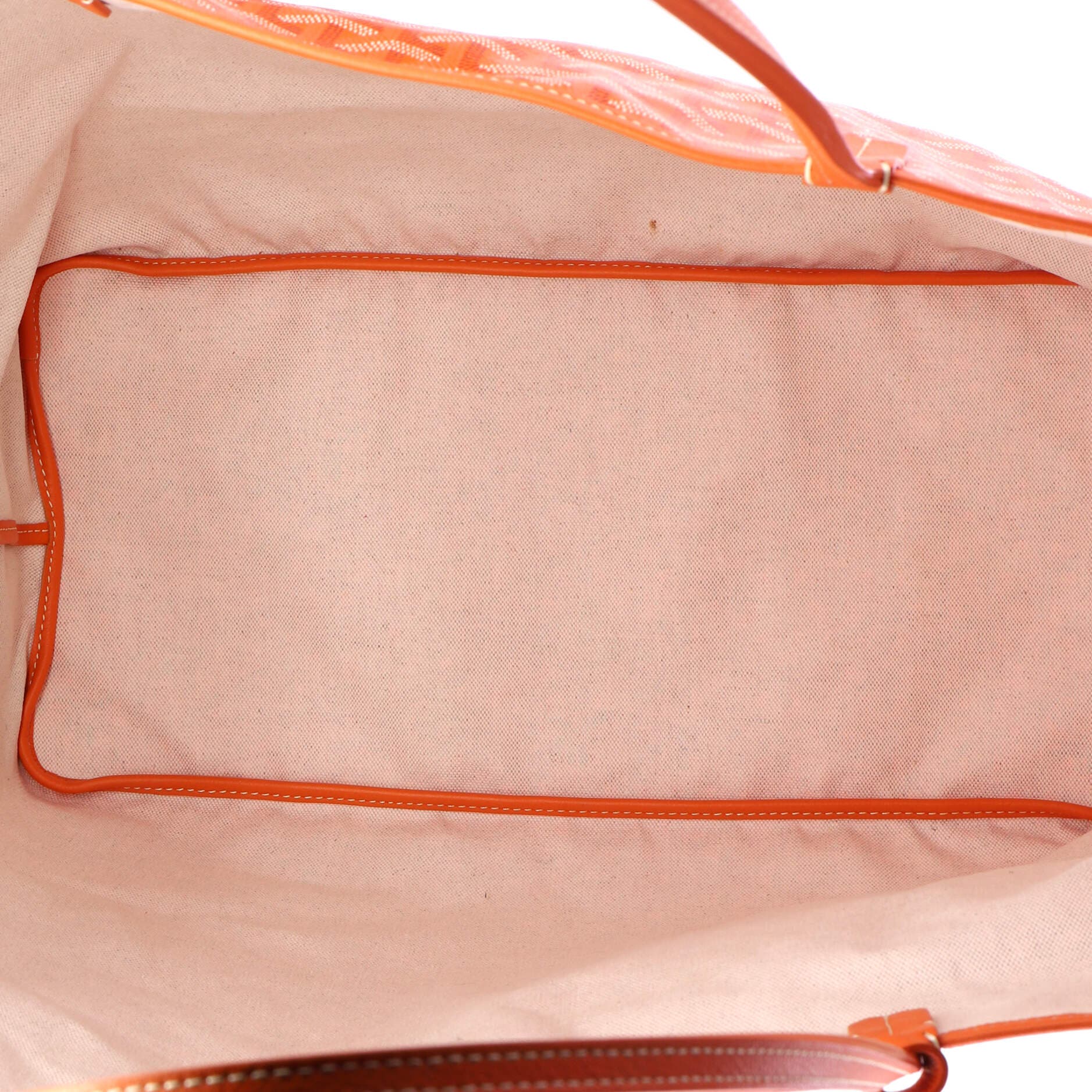 Pre-Owned Goyard Saint Louis Tote Coated Canvas GM, Alternate, color, Orange