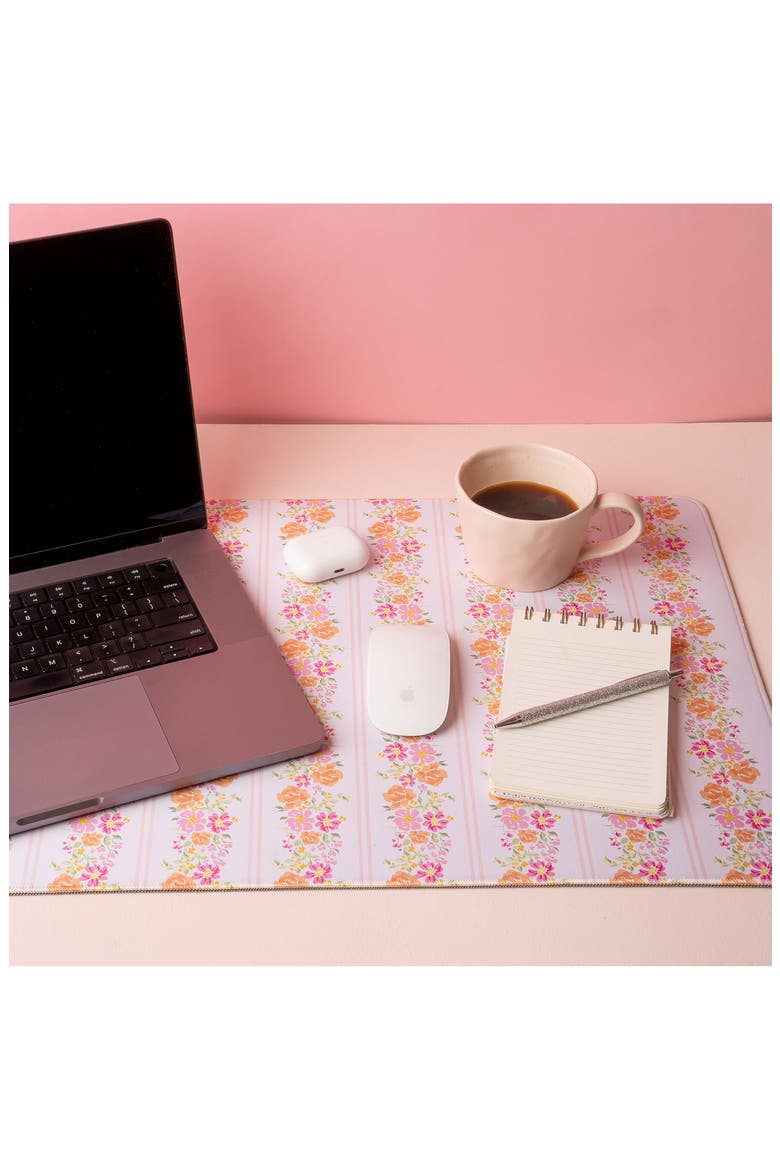 Style Station Desk Mat, Alternate, color, PETAL PARADE PINK