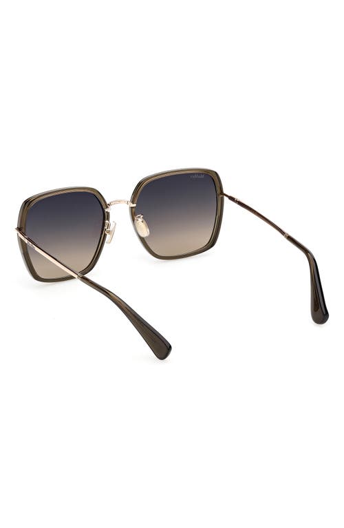 Max Mara 57mm Square Sunglasses In Multi