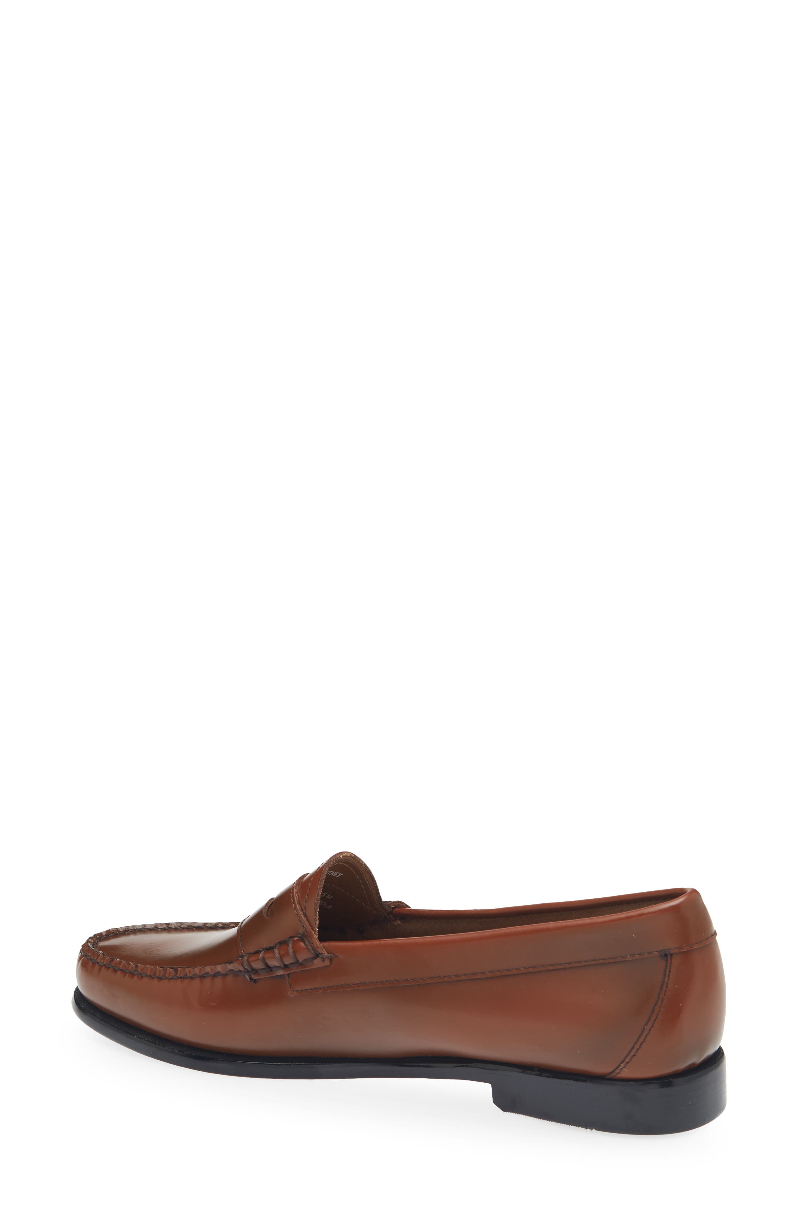 G.H.BASS Whitney Leather Loafer, Alternate, color, Cognac Leather