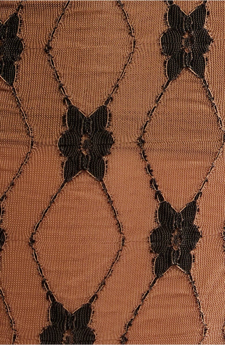 Free People Margo Lace Overlay Flare Pants, Alternate, color, Woodsmoke