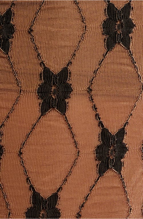 Free People Margo Lace Overlay Flare Pants In Brown