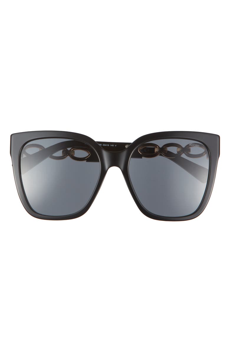 Moschino 55mm Gradient Cat Eye Sunglasses, Main, color, 