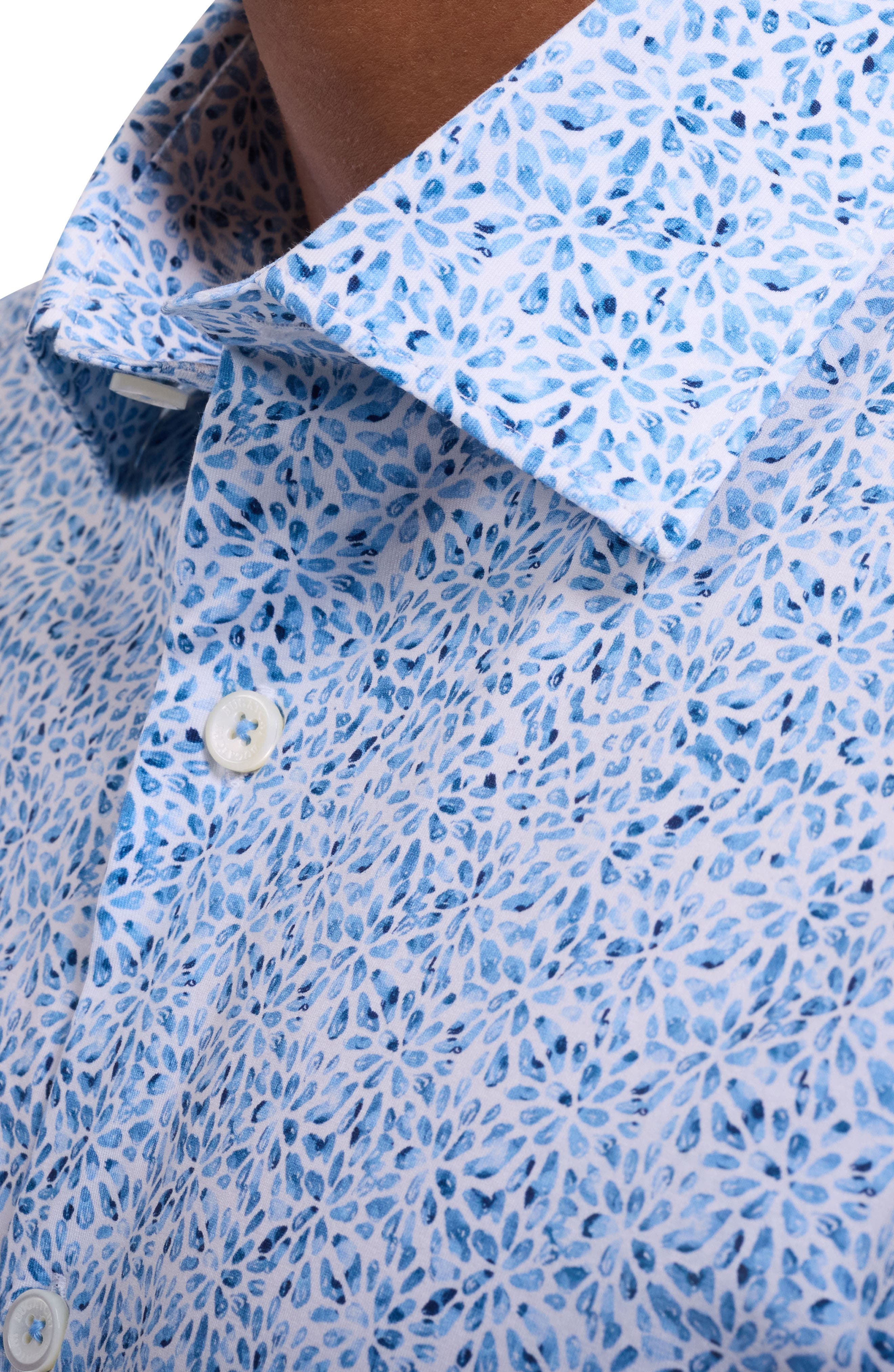 Miles OoohCotton Mosaic Print Short Sleeve Button-Up Shirt - image 2