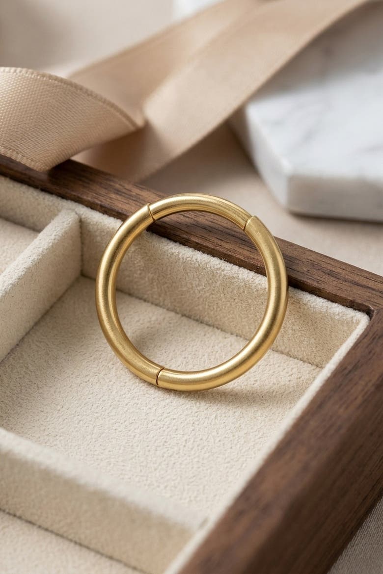 14K Gold Hoop Single Earring, Alternate, color, 14 K Yellow Gold