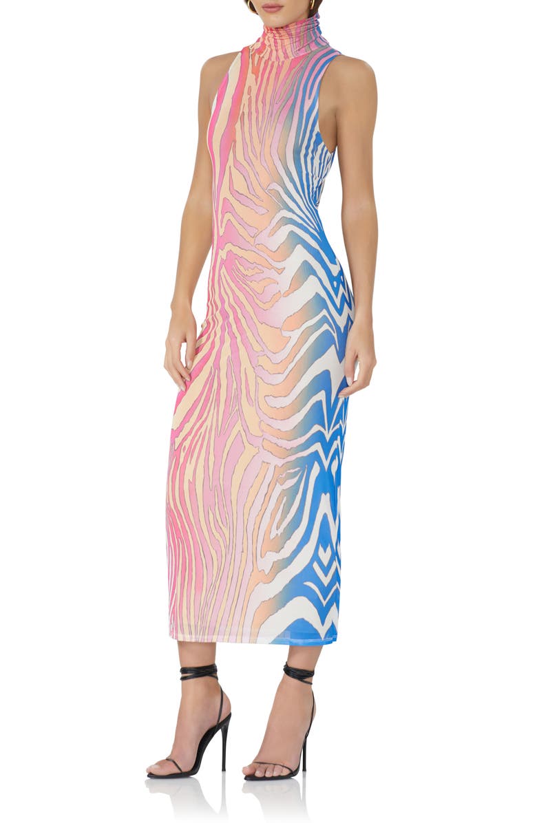 AFRM Serenity Sleeveless Turtleneck Midi Dress, Alternate, color,