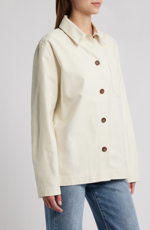 Rag & Bone Savannah Shirt Jacket In White