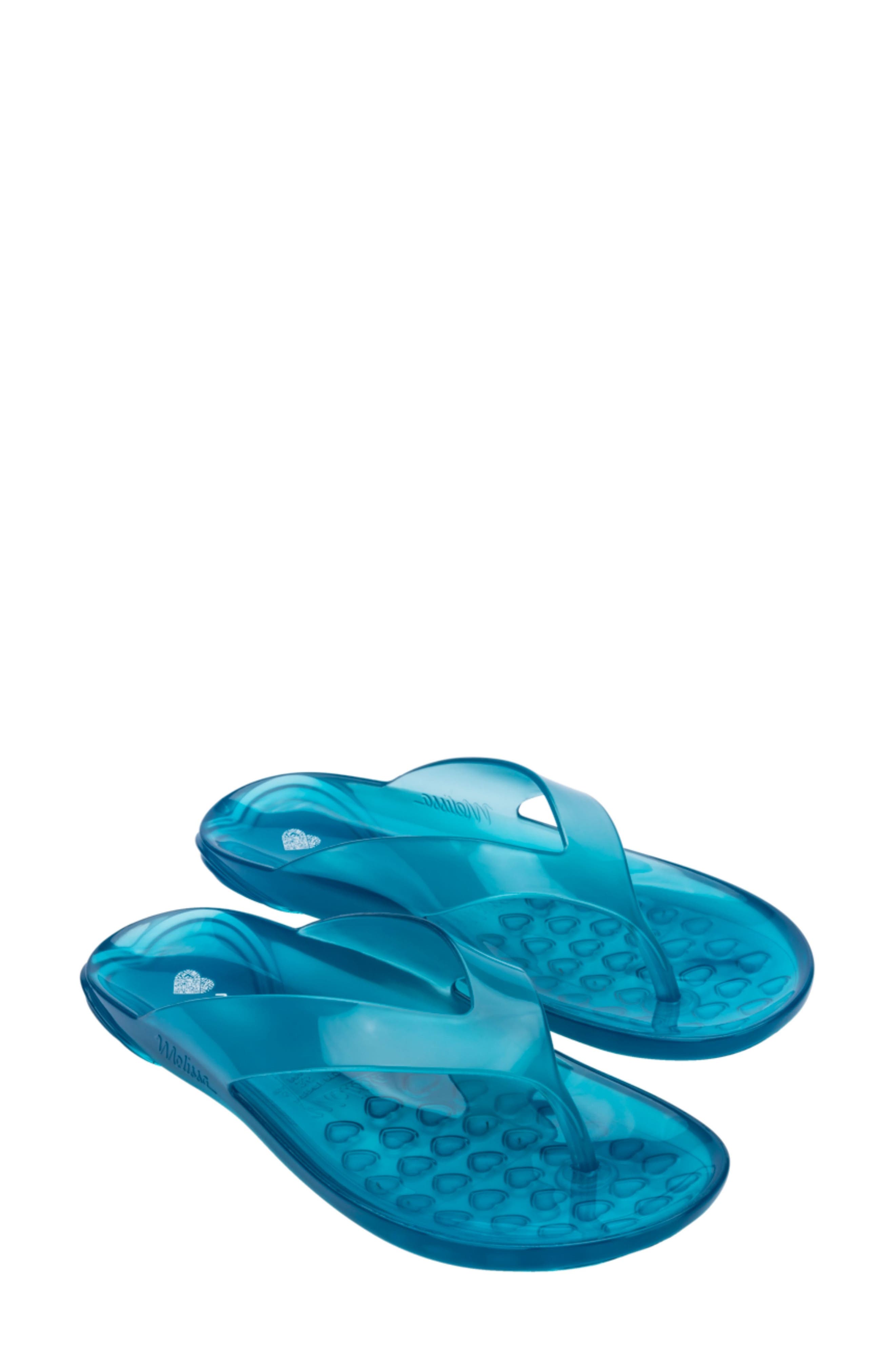 The Real Jelly Flip Flop, Main, color, CLEAR BLUE