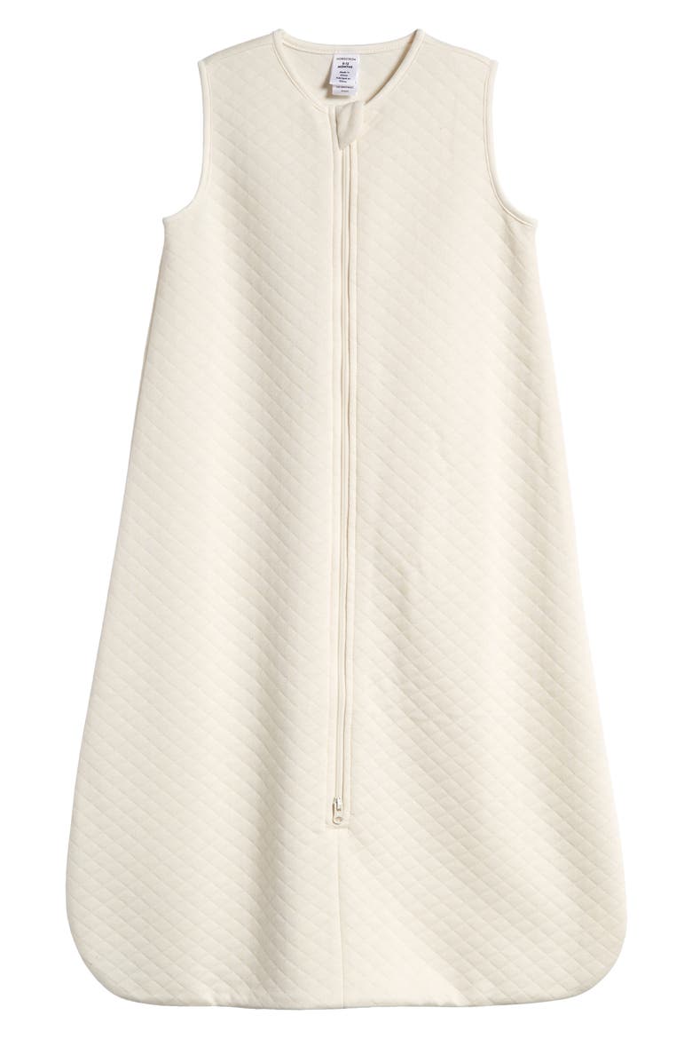 Quilted Wearable Blanket, Main, color, IVORY EGRET