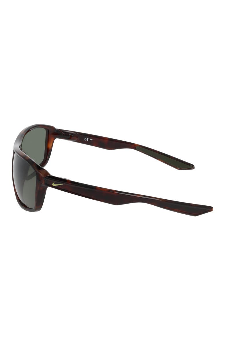 Premier Stride 63mm Rectangular Sunglasses, Alternate, color, TORTOISE / GREEN
