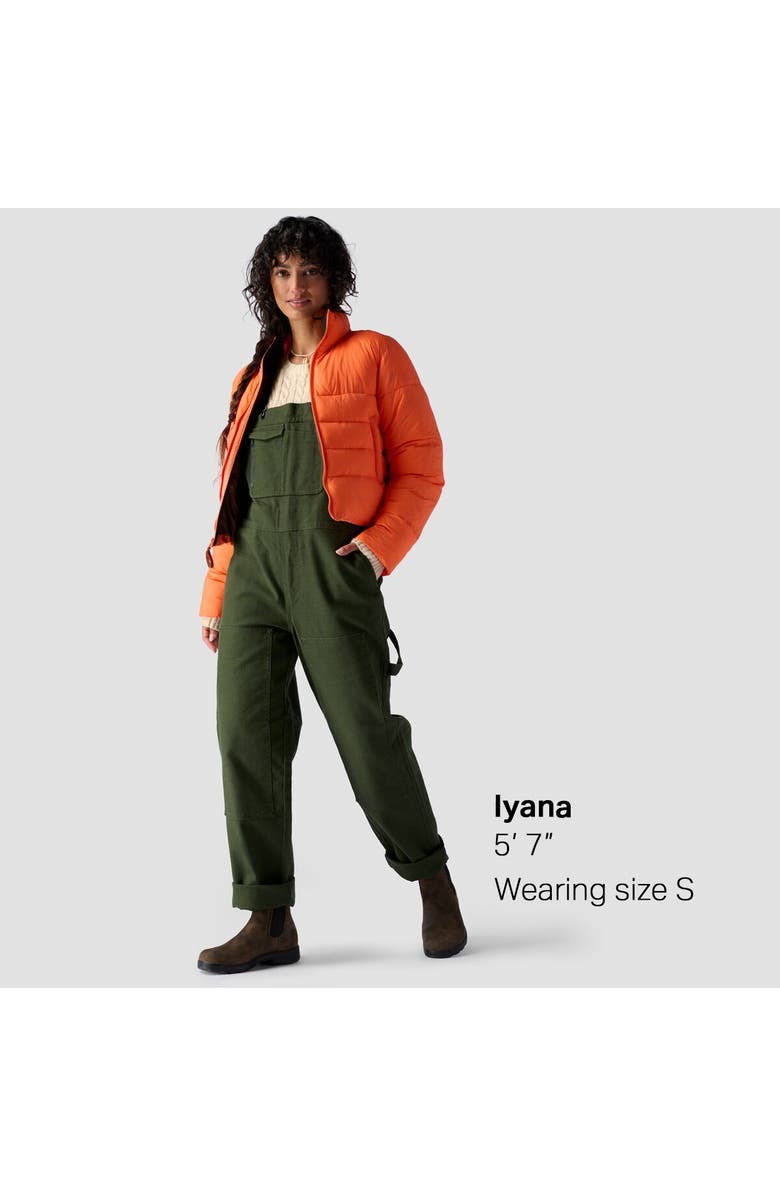 Stoic Synthetic Insulated Crop Jacket - Women's, Alternate, color, Vermillion Orange