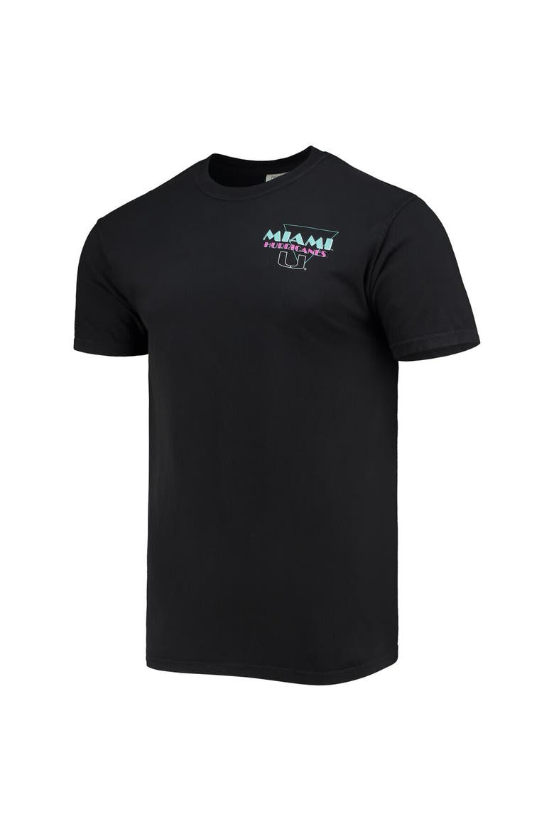 Men's Black Miami Hurricanes Miami Vice 305 Comfort Color T-Shirt, Alternate, color, Black
