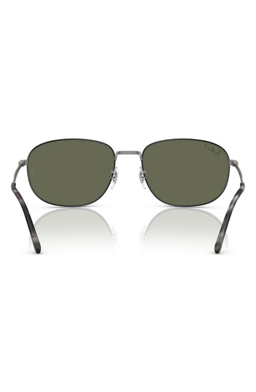 Ray Ban Ray-ban 60mm Pillow Polarized Sunglasses In Gunmetal