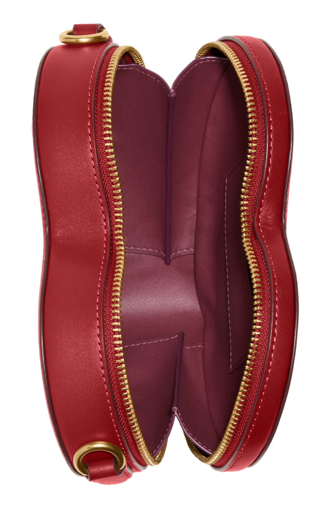 COACH Glove Tanned Leather Heart Crossbody Bag, Alternate, color, 