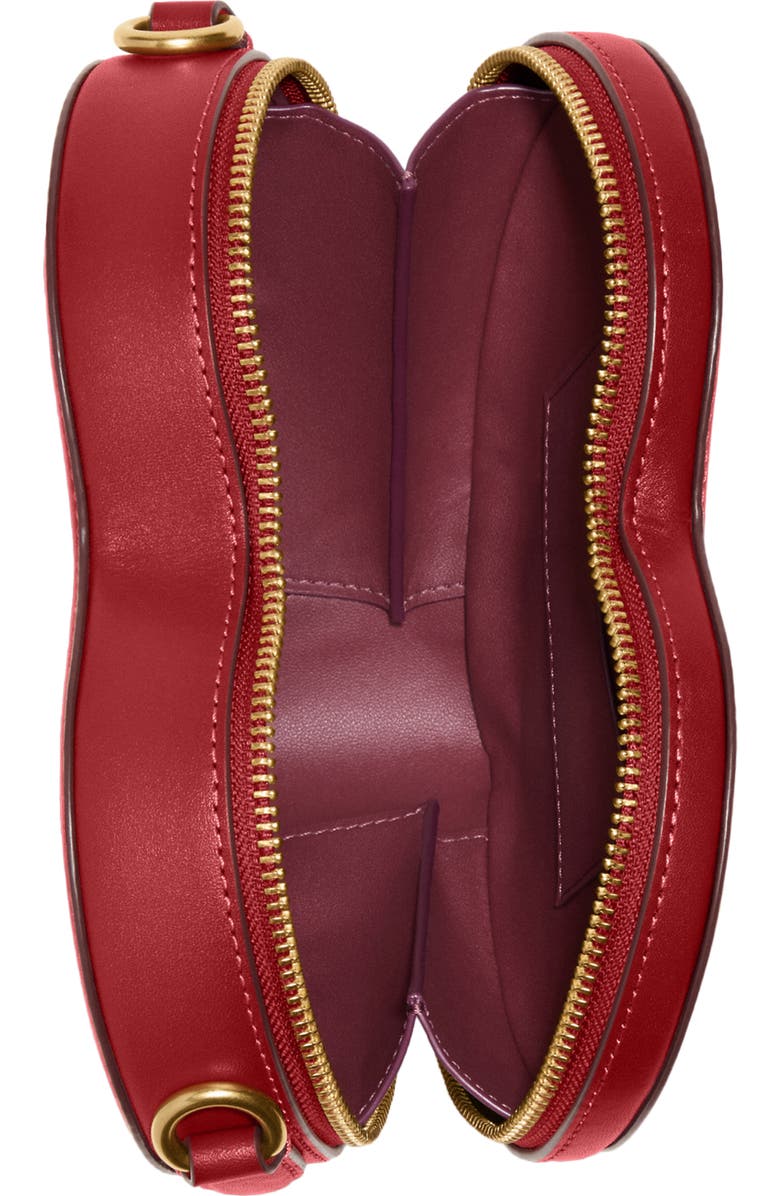 COACH Glove Tanned Leather Heart Crossbody Bag, Alternate, color,