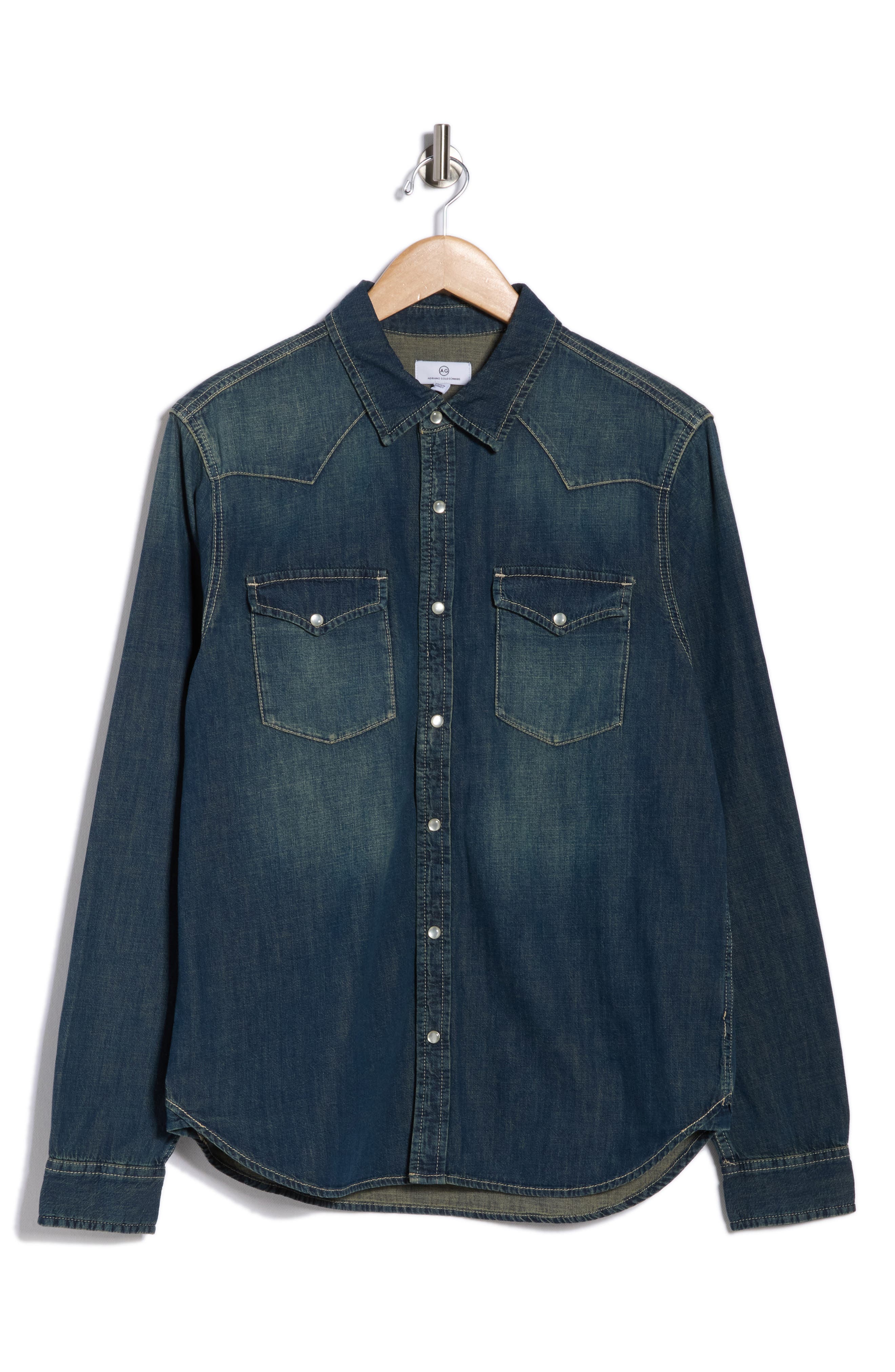 AG Aiden Western Denim Button-Up Shirt
