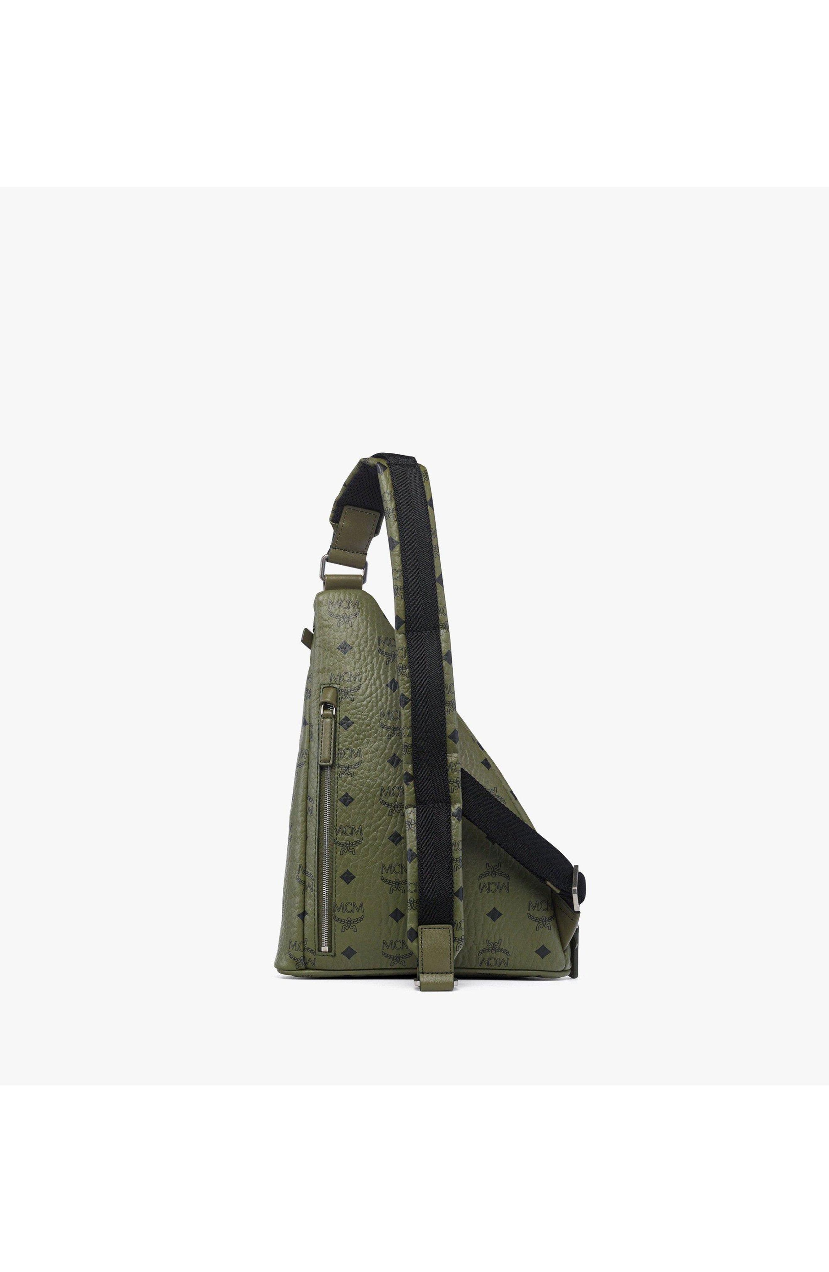 Mini Aren Sling in Visetos, Alternate, color, Khaki Moss