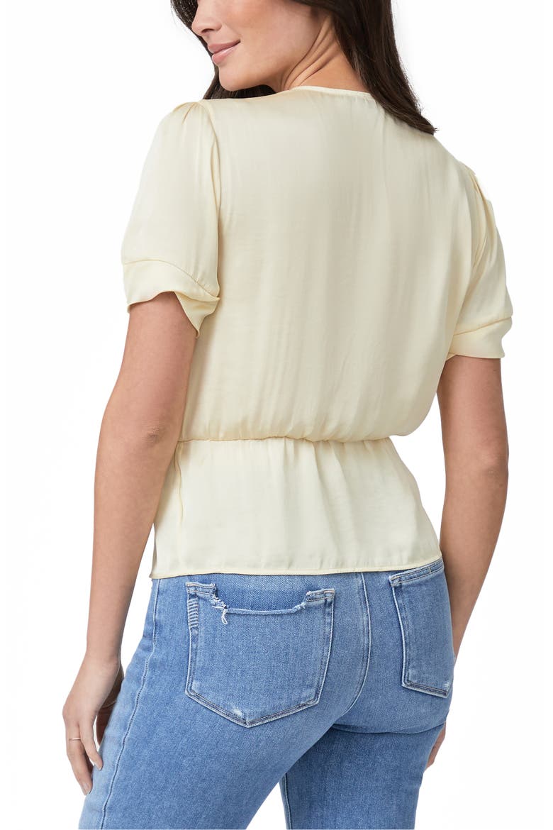 Felicity Puff Sleeve Blouse, Alternate, color, PALE DAFF