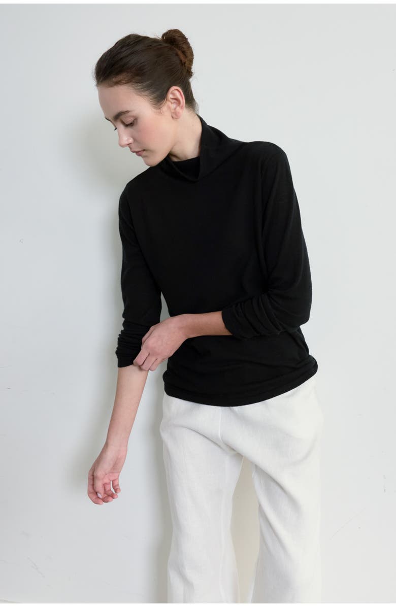 Almina Concept Funnel Wool/Cash Turtleneck, Alternate, color,