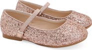 Kailee P Ridley-RG Rock Glitter Mary Jane Ballet Flats
