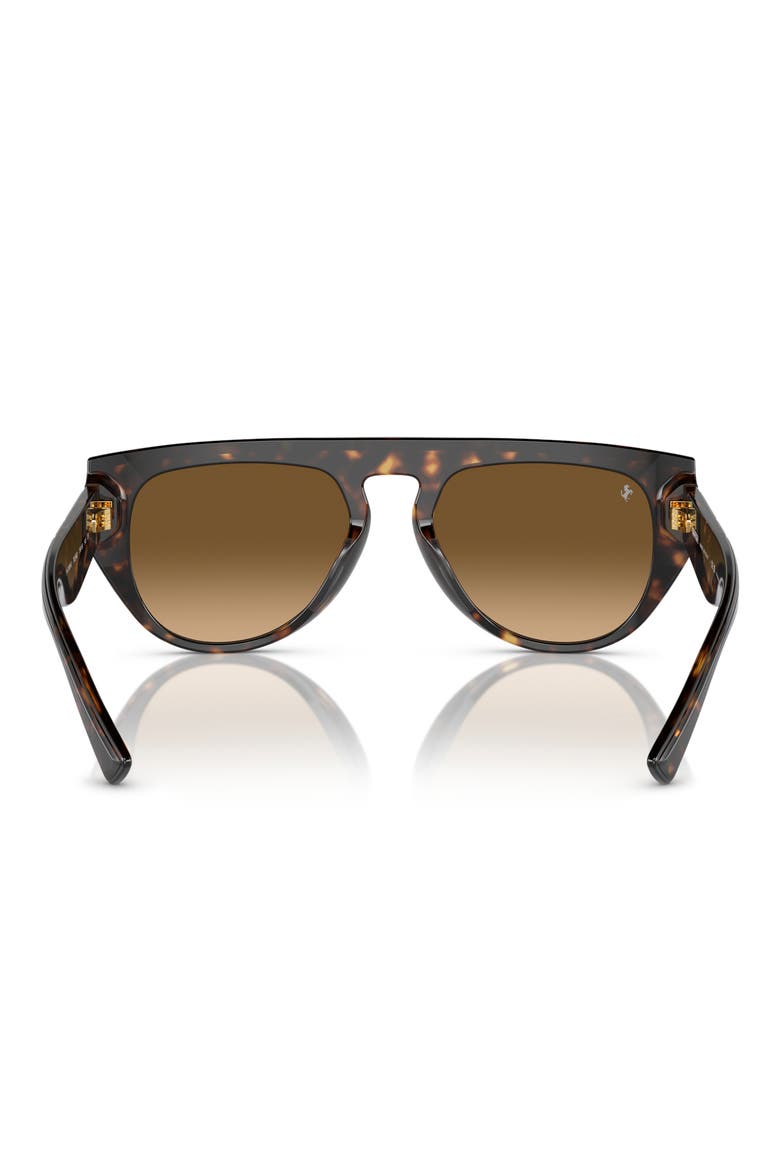 56mm Polarized Pilot Sunglasses, Alternate, color, HAVANA / POLAR BROWN GRADIENT
