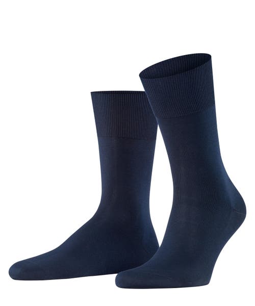 Falke Firenze Elastic Free Dress Socks In Blue