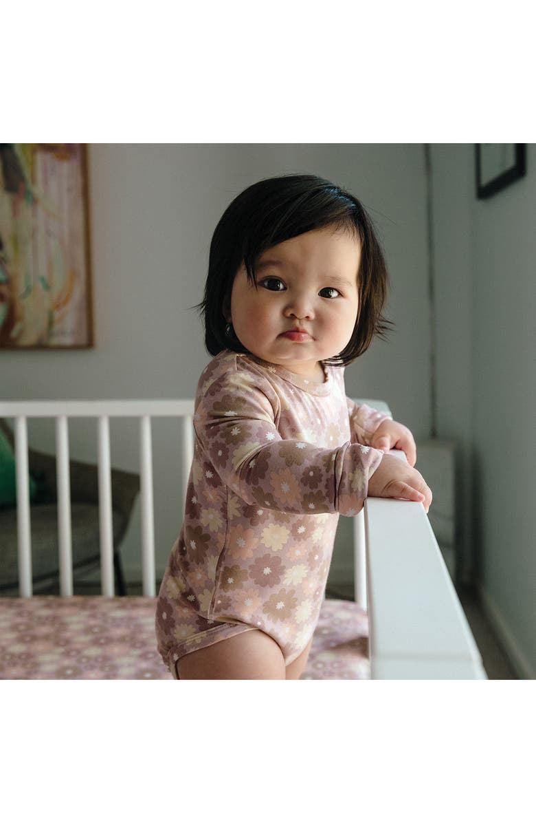 Kynd Baby Comfy Long Sleeve Bodysuit, Alternate, color, Bold Floral