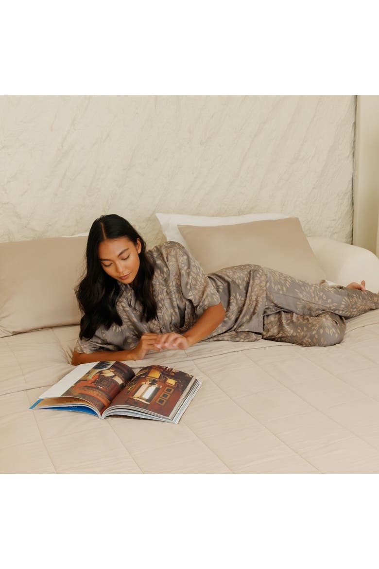 TENCEL Lyocell Comforter, Alternate, color, Stone