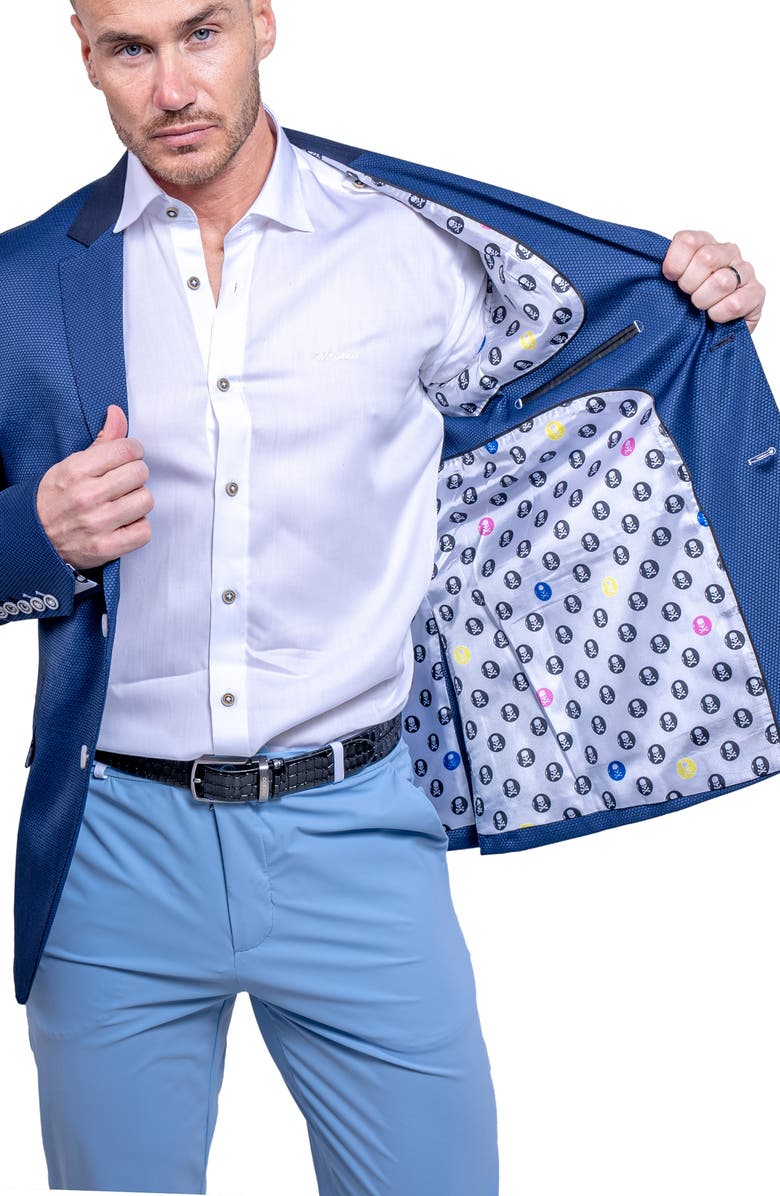 Maceoo Socrate Evo Ascension Blazer, Alternate, color, Blue