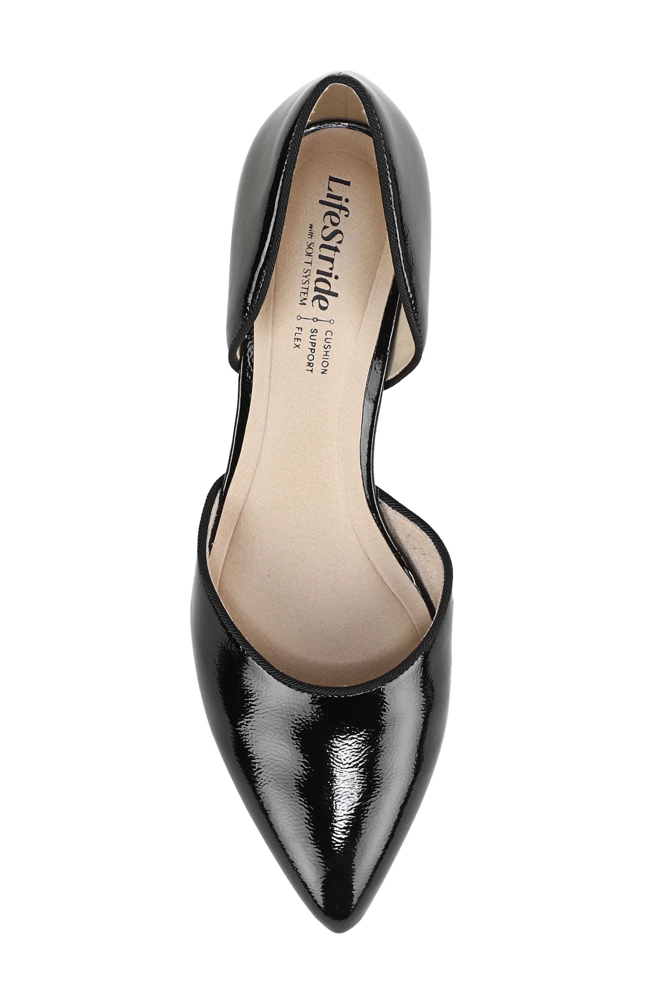 LifeStride Alessandra d'Orsay Pump, Alternate, color, Black