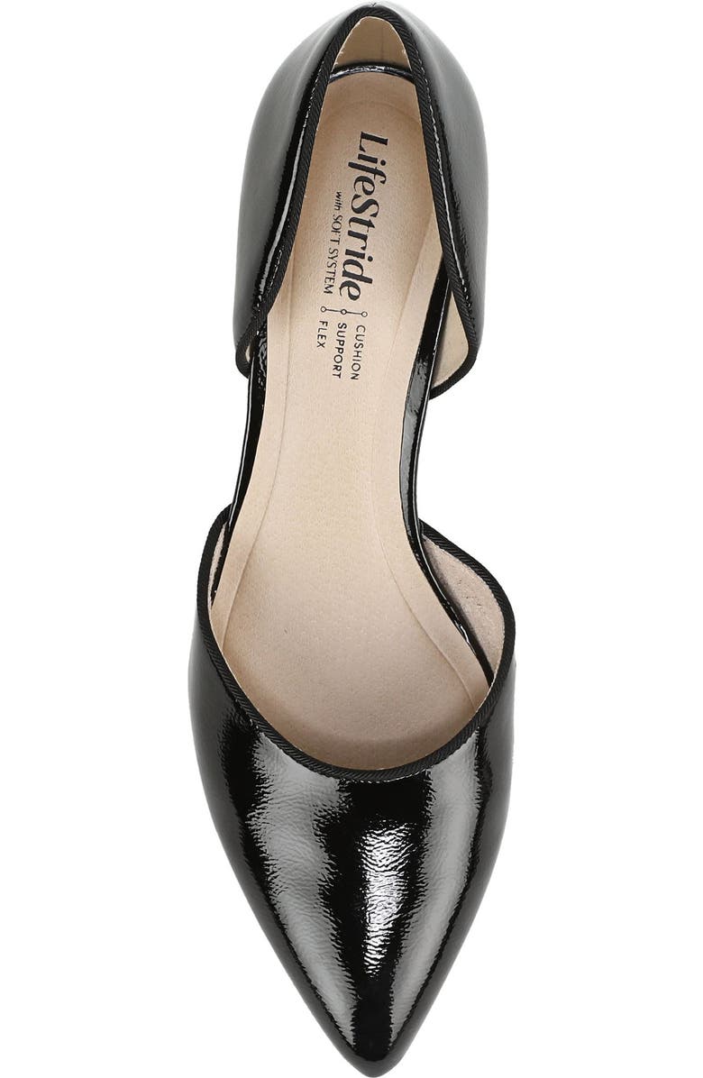 LifeStride Alessandra d'Orsay Pump, Alternate, color, Black