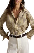 Polo Ralph Lauren Relaxed Fit Stripe Button-Up Shirt