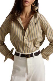 Polo Ralph Lauren Relaxed Fit Stripe Button-Up Shirt