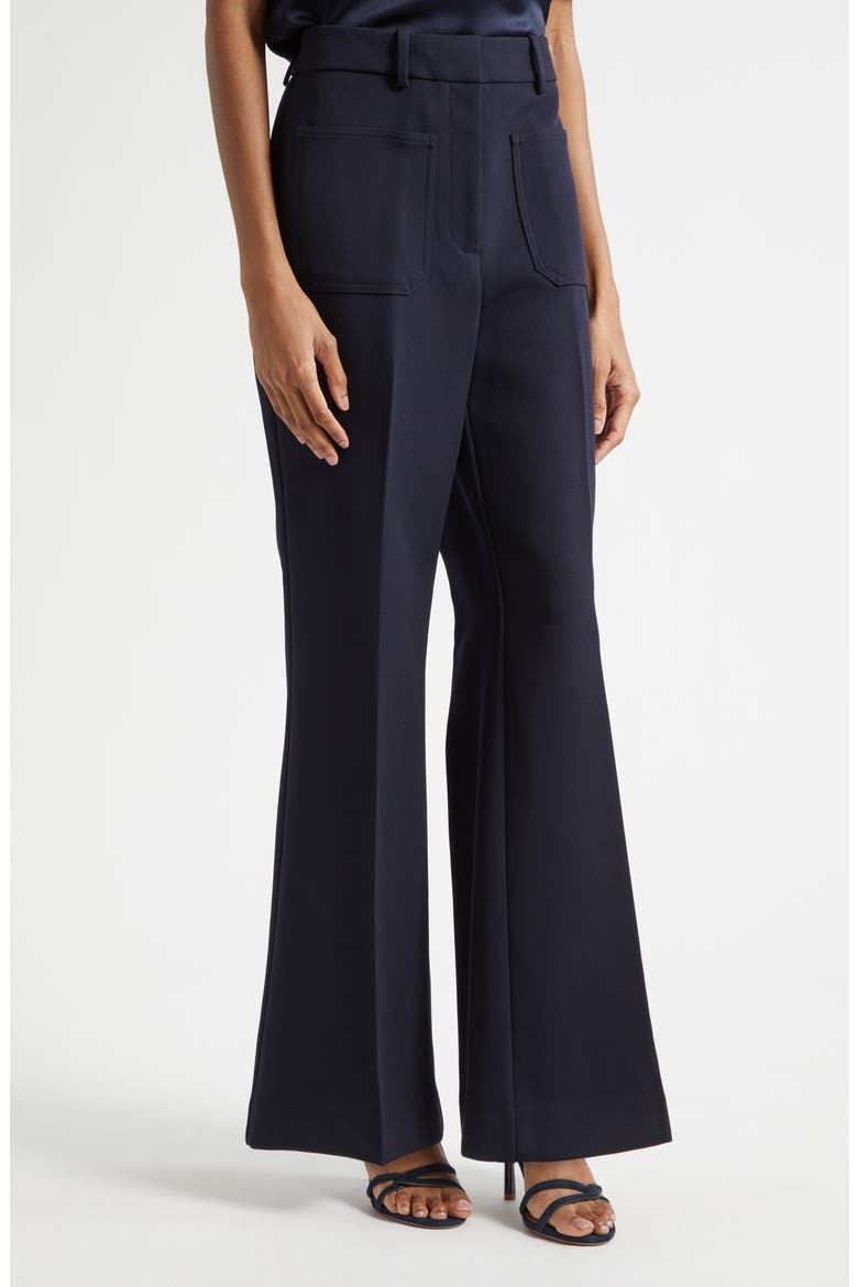 Priya Flared Pant, Alternate, color, NAVY