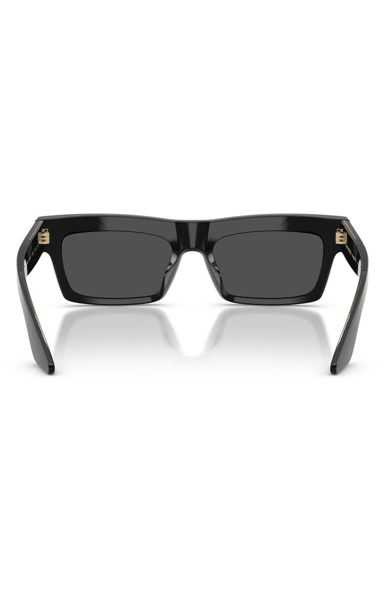 Oliver Peoples x KHAITE 54mm Pillow Sunglasses, Alternate, color, Black / Grey