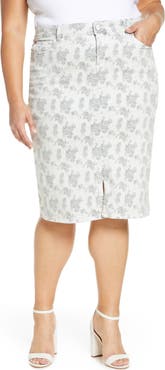 SLINK Jeans Floral Roses Jean Skirt