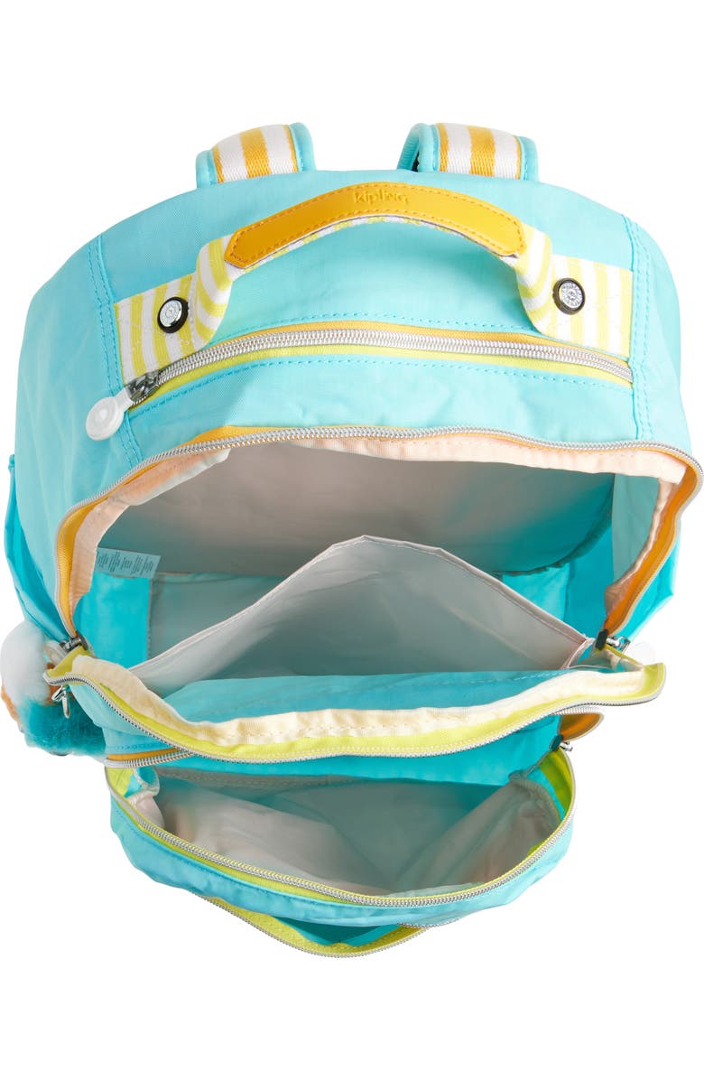 Kipling Kids' Seoul Backpack, Alternate, color, Poppy Aqua