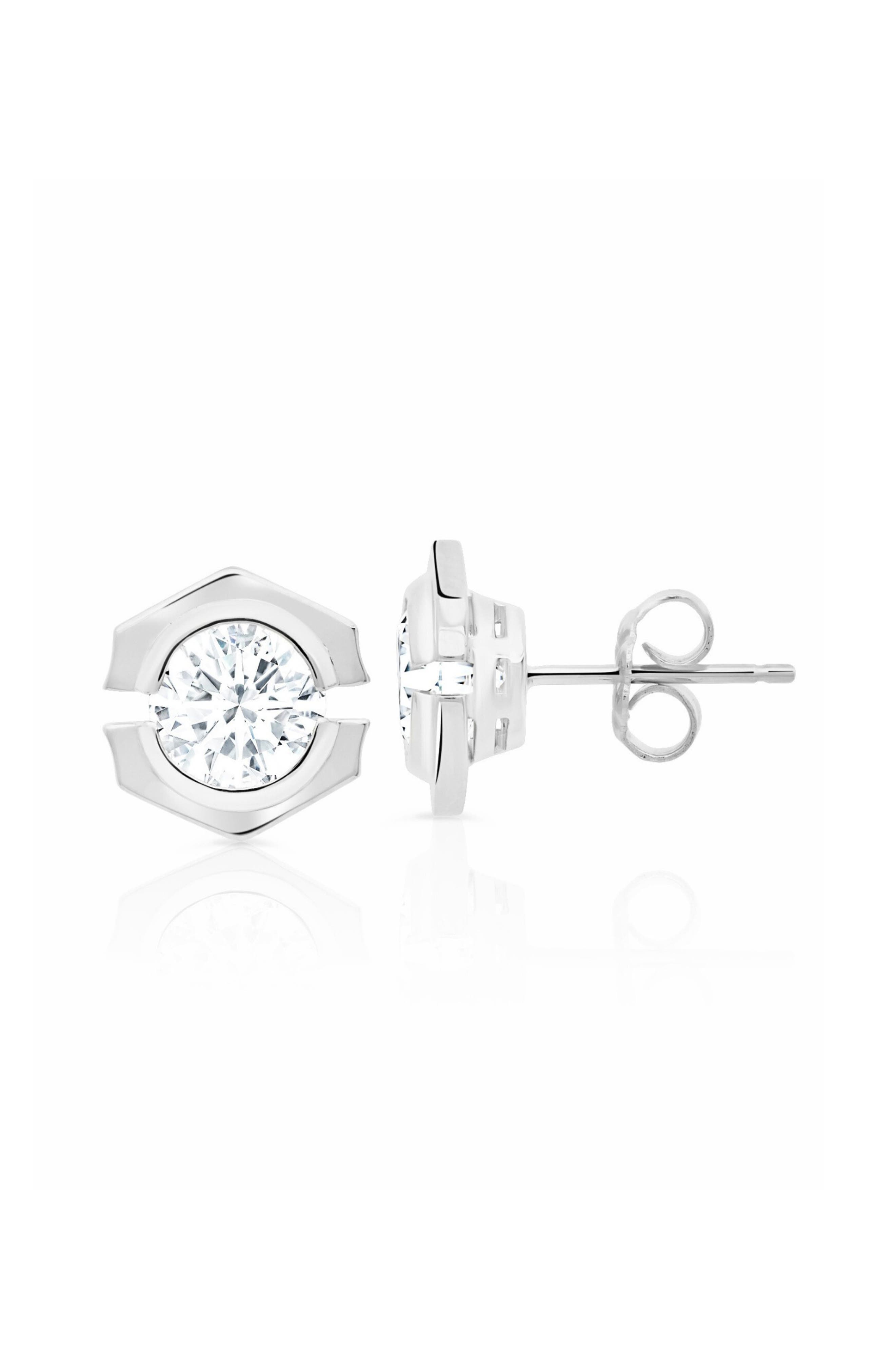 selected PURE PLATINUM / CLEAR STONE