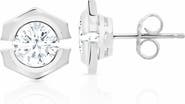Crislu Solara Cubic Zirconia Stud Earrings