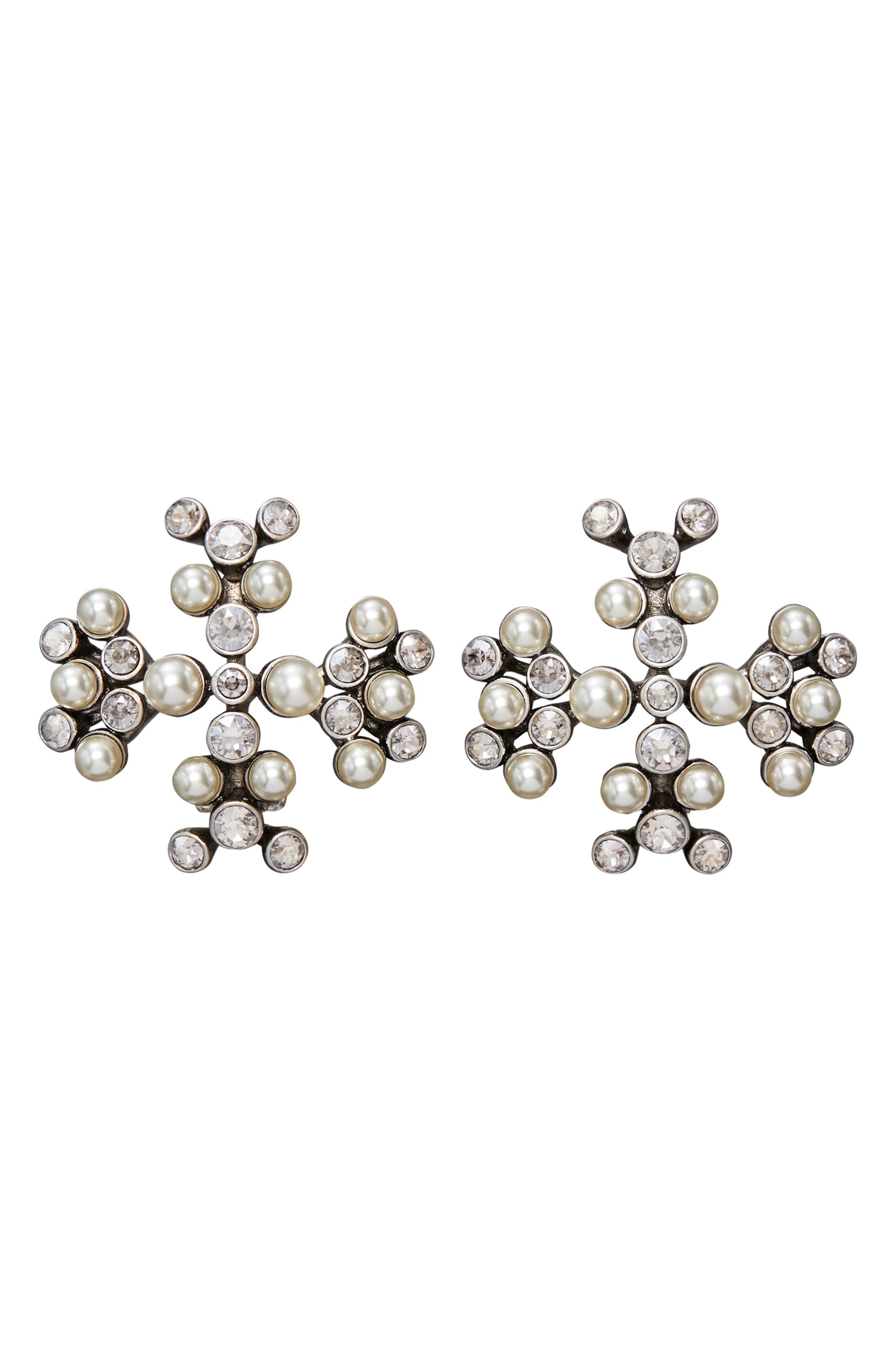 selected TORY SILVER / CREAM / CRYSTAL
