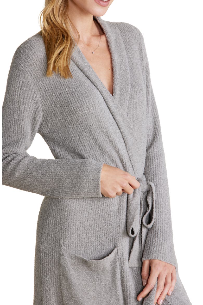 CozyChic™ Lite® Ribbed Robe, Alternate, color, DOVE GRAY