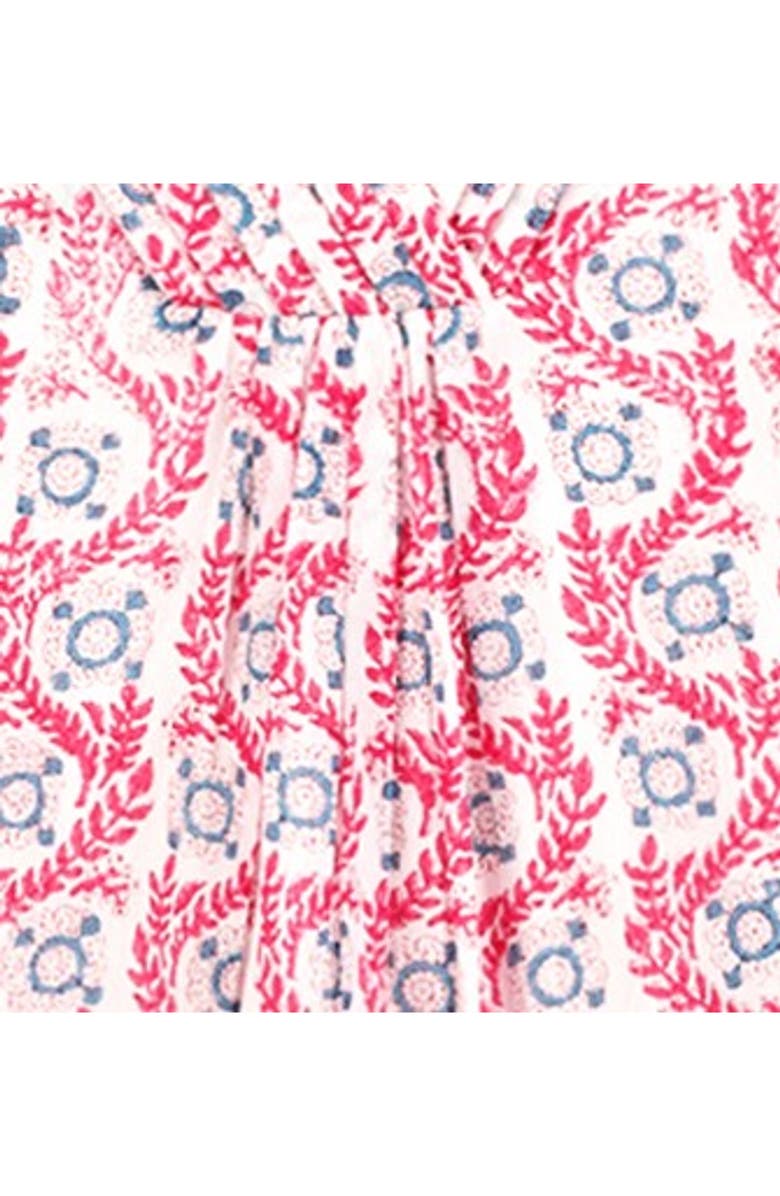 Mer St. Barth Marina Women's Mini Dress Jaipur Bloom, Alternate, color, Pink