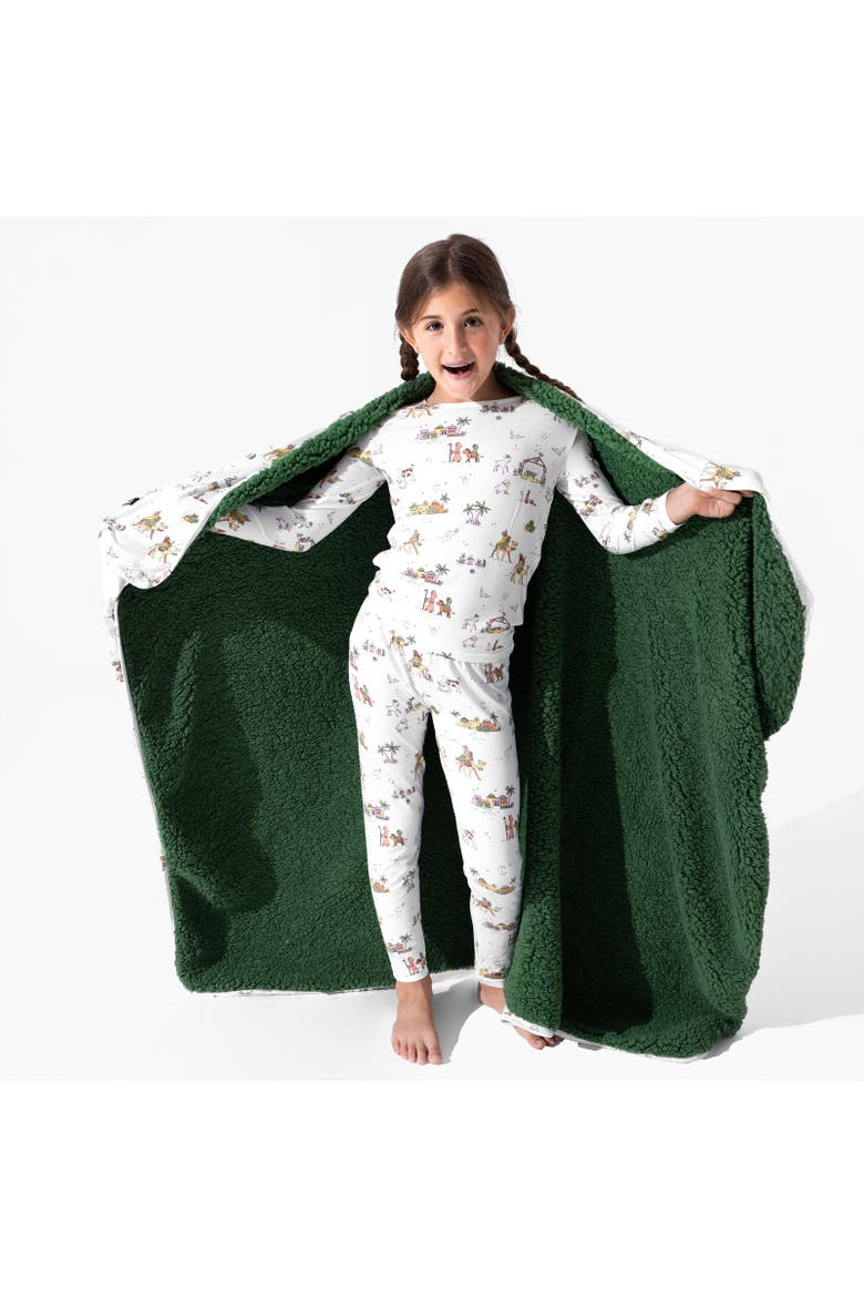 Kids' Yuletide Set of 2 Piece Pajamas, Alternate, color, Yuletide