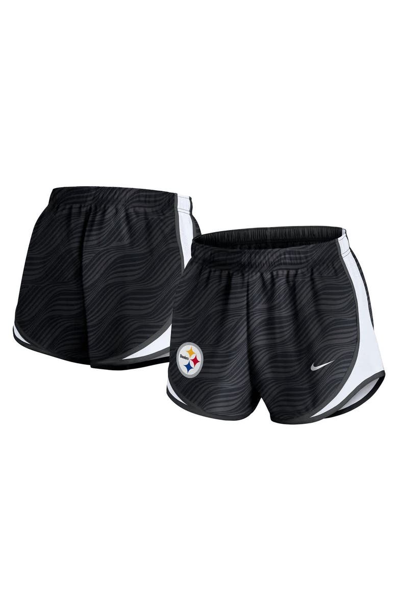 Nike Women's Nike Anthracite Pittsburgh Steelers Tempo Performance Shorts, Alternate, color, Anthracite