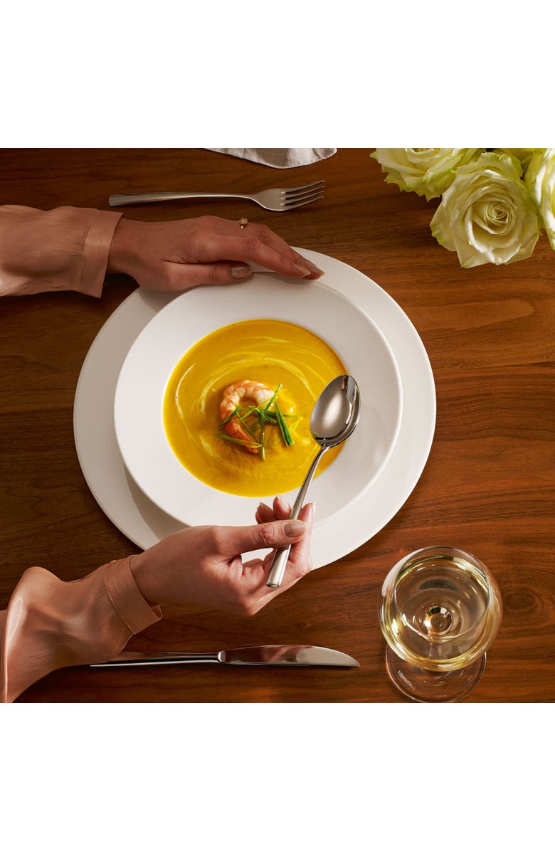 Villeroy & Boch For Me Rim Soup, Alternate, color, White