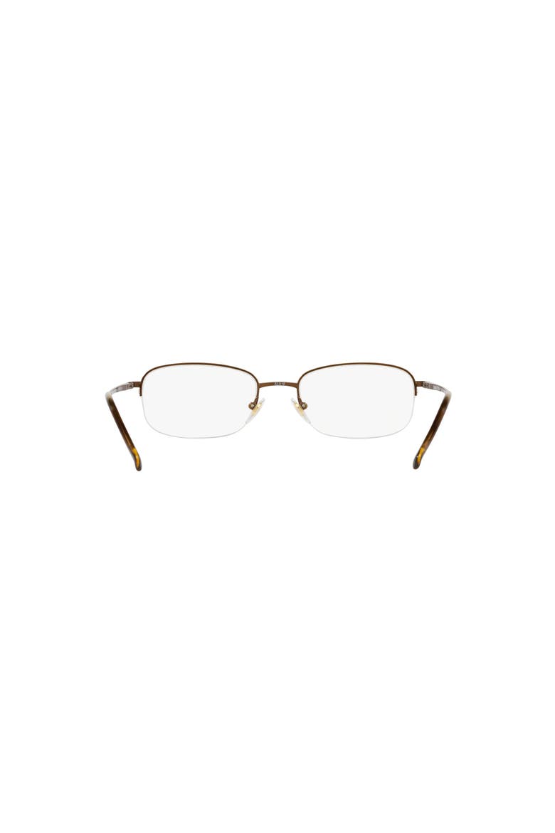 52mm Oval optical glasses, Alternate, color, Brown