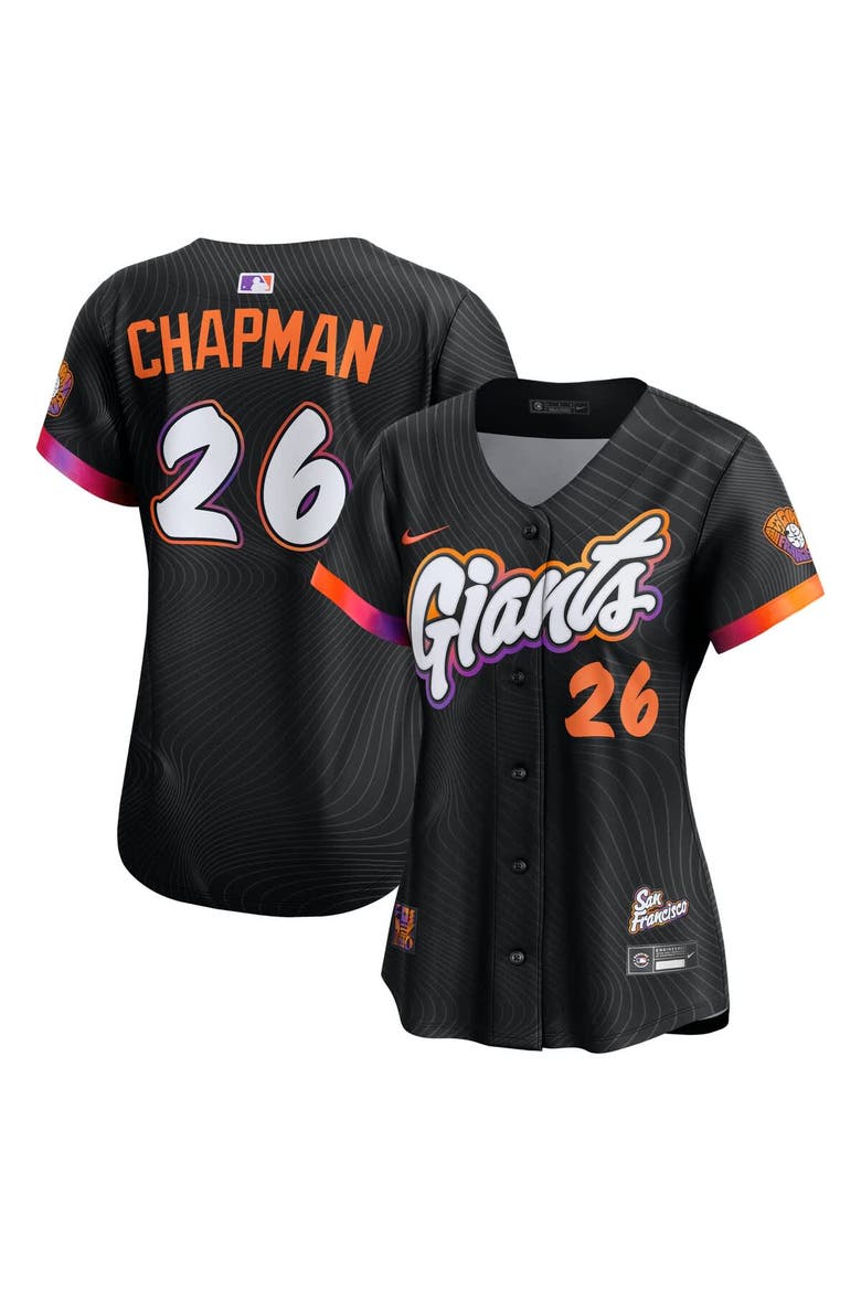 Women's Nike Matt Chapman Anthracite San Francisco Giants 2025 City Connect Limited Jersey, Main, color, Anthracite