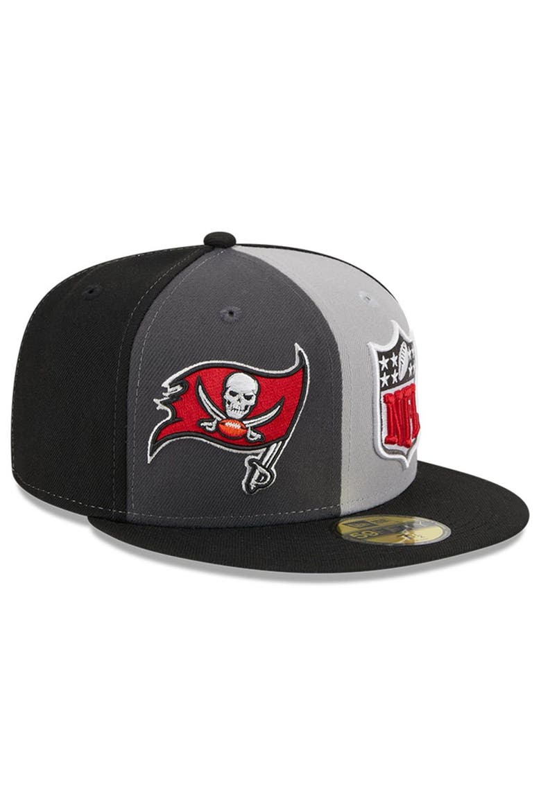 Men's New Era  Gray/Black Tampa Bay Buccaneers 2023 Sideline 59FIFTY Fitted Hat, Alternate, color, Gray