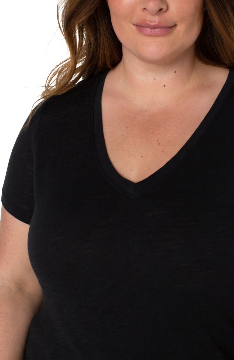 Liverpool Los Angeles Slub Jersey V-Neck T-Shirt, Alternate, color,